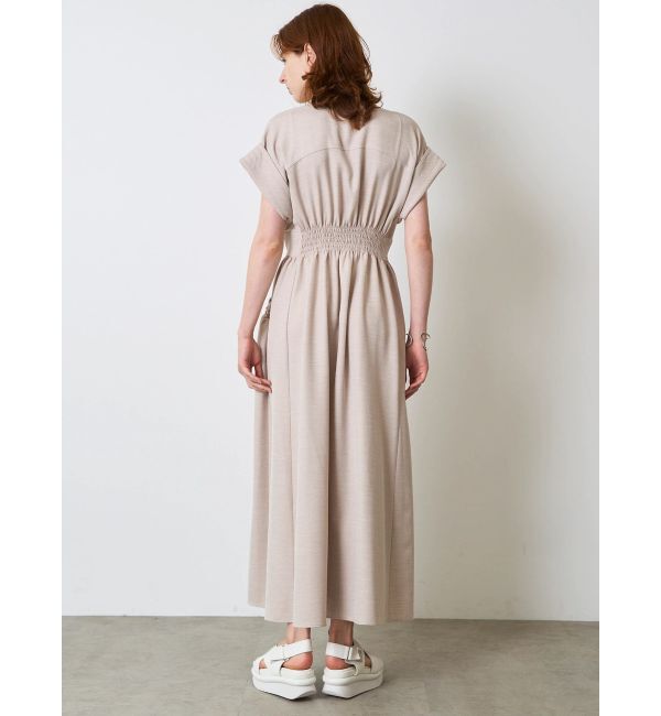 ELENDEEK「OPEN COLLAR SHIRT OP」|ワンピース|