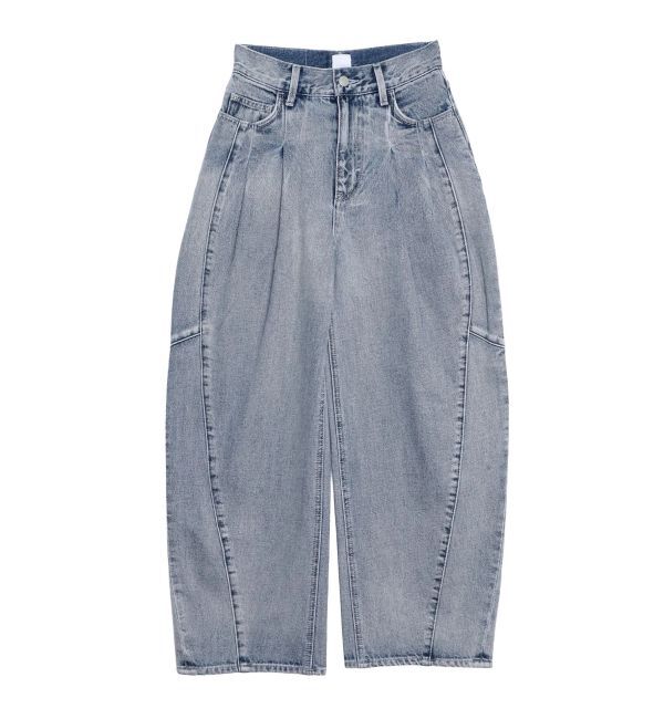 ELENDEEK「PANEL TUCK DENIM WIDE PT」|デニム|