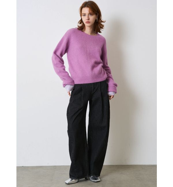 ELENDEEK「PANEL TUCK DENIM WIDE PT」|デニム|