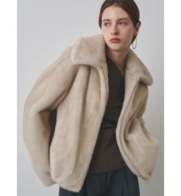 ELENDEEK「FUR ZIP BZ」|ブルゾン・スタジャン|
