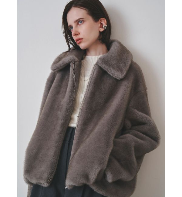 ELENDEEK「FUR ZIP BZ」|ブルゾン・スタジャン|
