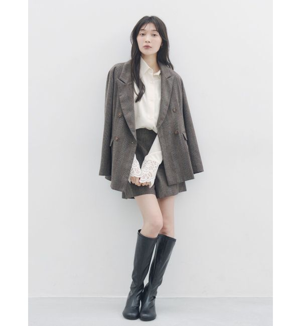LAGUNAMOON「【WEB限定】レースカフスシャツ」|シャツ・ブラウス|
