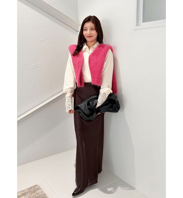 LAGUNAMOON「【WEB限定】レースカフスシャツ」|シャツ・ブラウス|