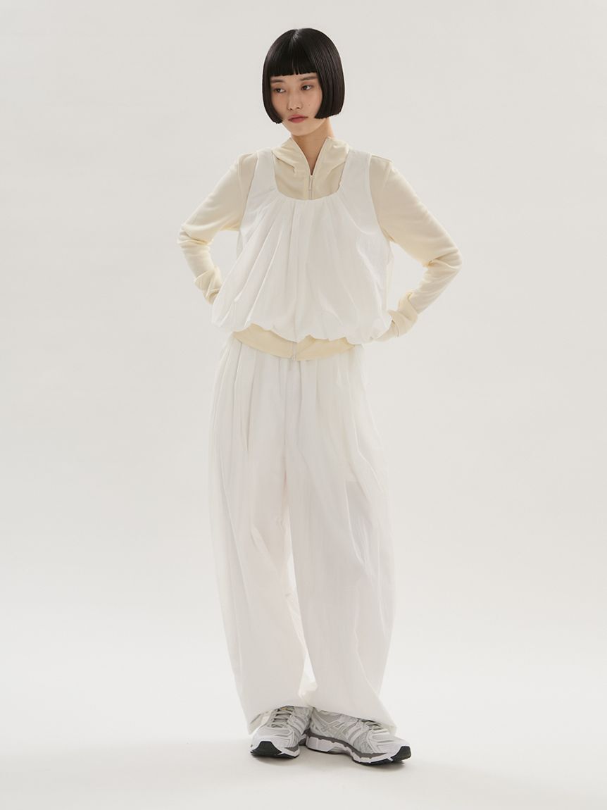 emmi atelier「ワッシャーナイロンバルーンビスチェ【セットアップ対応】」|ベスト・ジレ|