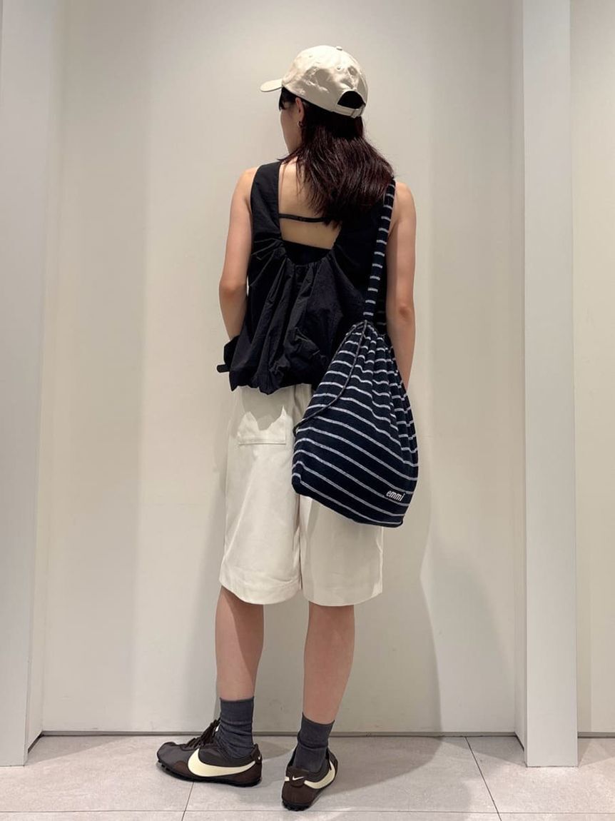 emmi atelier「ワッシャーナイロンバルーンビスチェ【セットアップ対応】」|ベスト・ジレ|