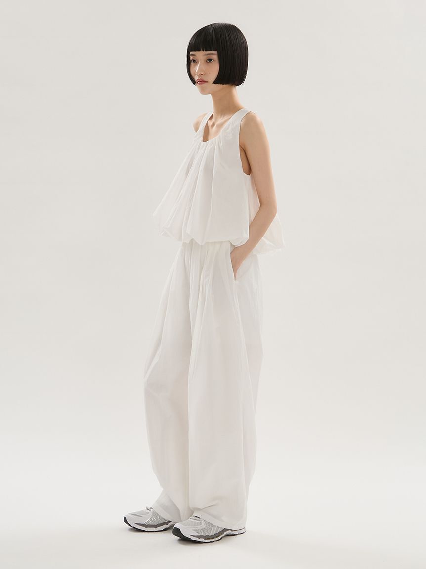 emmi atelier「ワッシャーナイロンバルーンビスチェ【セットアップ対応】」|ベスト・ジレ|
