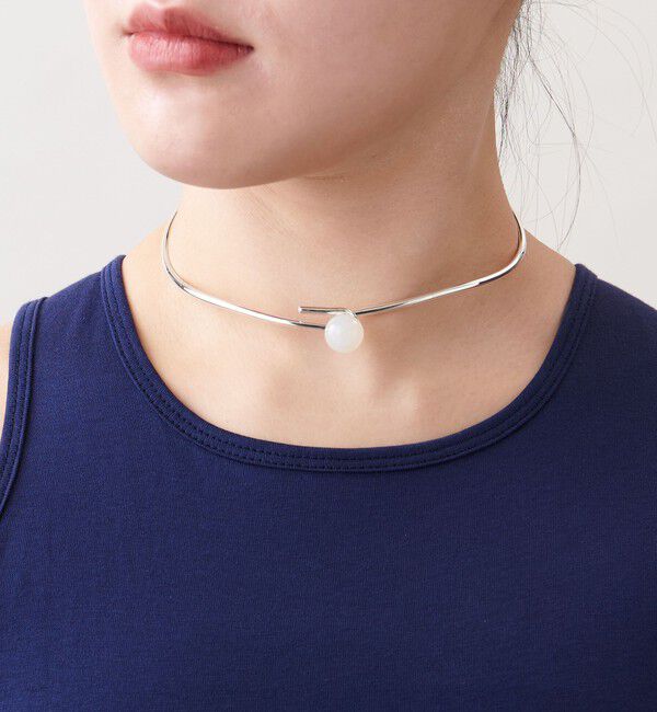 ODETTE E ODILE「【別注】＜ANNIKA INEZ＞Liner Bead Collar」|ネックレス|SILVER