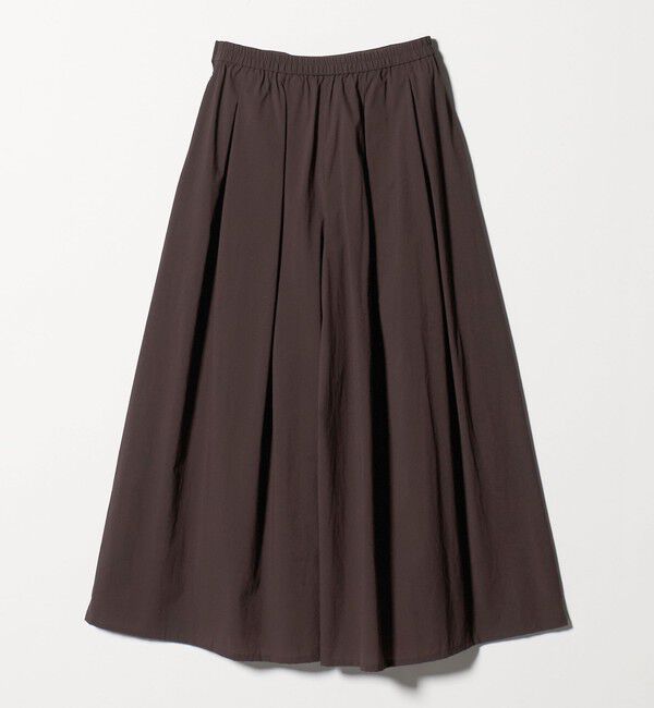 UNITED ARROWS「ギャザー フレア パンツ ‐はっ水 ウォッシャブル‐」|チノ|
