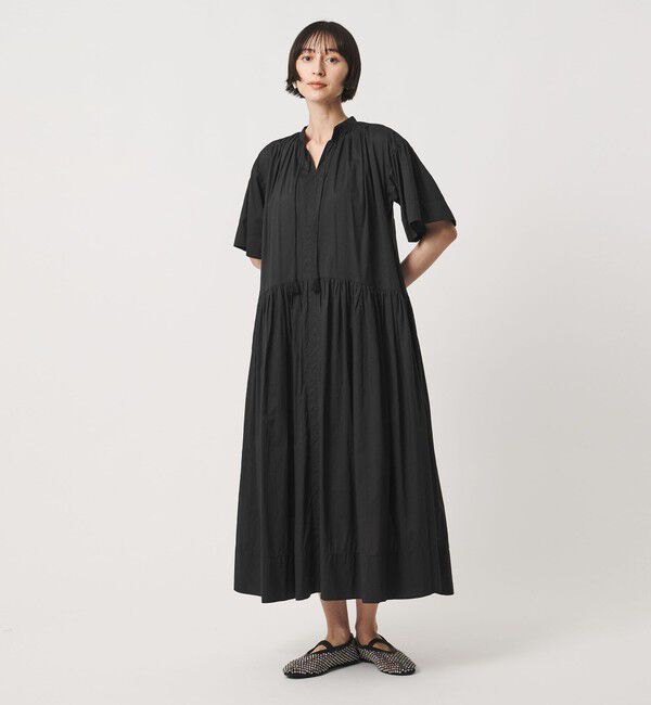 UNITED ARROWS「インディア ボイル ワンピース」|ワンピース|BLACK
