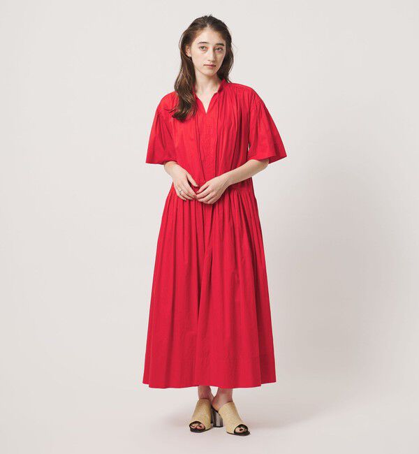 UNITED ARROWS「インディア ボイル ワンピース」|ワンピース|RED