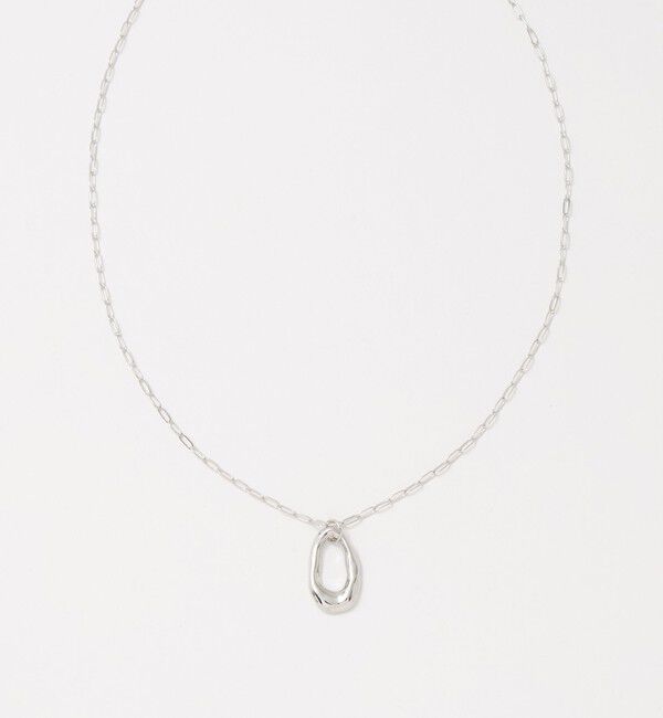 UNITED ARROWS「オーガニックトップ チェーンネックレス」|ネックレス|SILVER