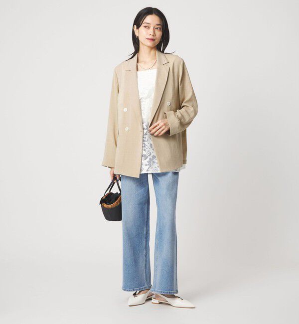 UNITED ARROWS green label relaxing「【結論シリーズ】シアーエアジャケット  マシンウォッシャブル 接触冷感 通気性」|テーラードジャケット|