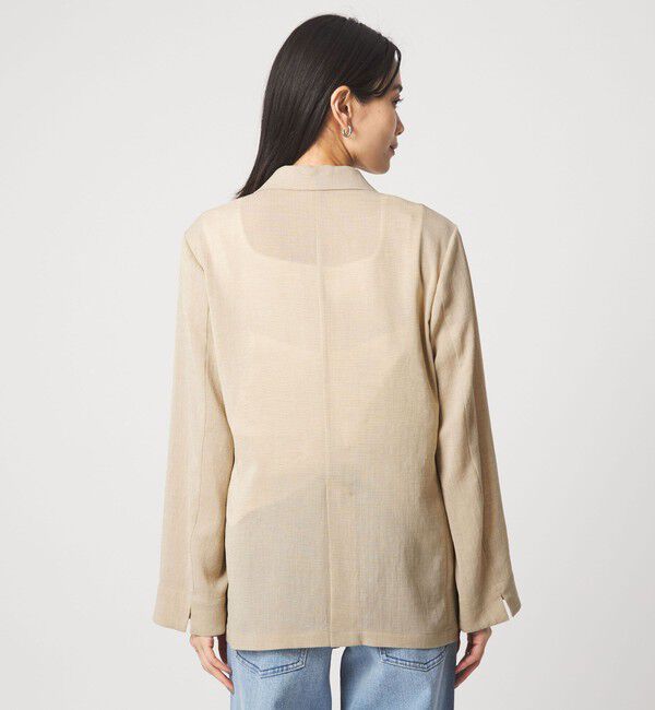 UNITED ARROWS green label relaxing「【結論シリーズ】シアーエアジャケット  マシンウォッシャブル 接触冷感 通気性」|テーラードジャケット|
