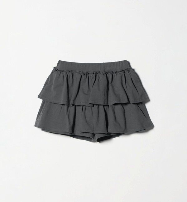 UNITED ARROWS green label relaxing「ミニ裏毛 フリル キュロット（ダークグレー）100cm-130cm」|その他|DK.GRAY