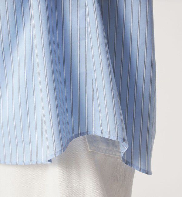UNITED ARROWS green label relaxing「フリル ネック ショートスリーブ ブラウス」|シャツ・ブラウス|