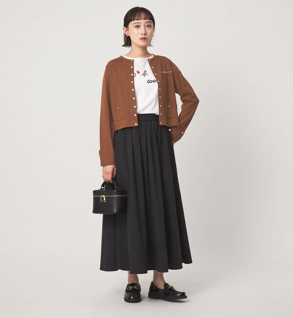 UNITED ARROWS green label relaxing「＜To b. by agnes b.コラボ＞ドットボタン カーディガン」|カーディガン|