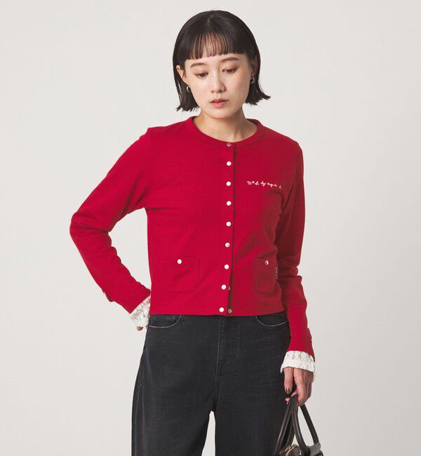 UNITED ARROWS green label relaxing「＜To b. by agnes b.コラボ＞ドットボタン カーディガン」|カーディガン|