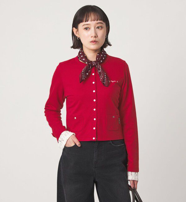 UNITED ARROWS green label relaxing「＜To b. by agnes b.コラボ＞ドットボタン カーディガン」|カーディガン|