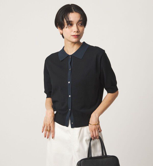 UNITED ARROWS green label relaxing「ハイショク ポロニット」|ニット・セーター|