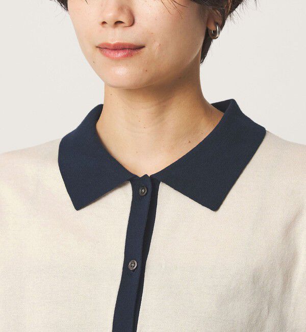 UNITED ARROWS green label relaxing「ハイショク ポロニット」|ニット・セーター|