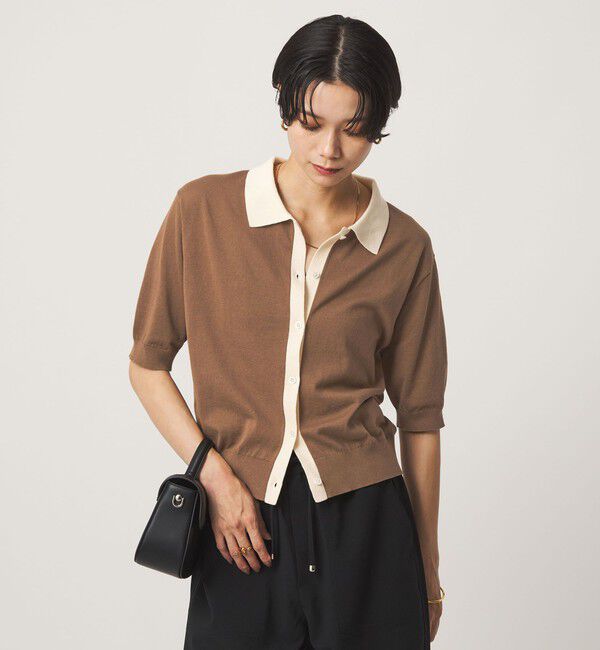 UNITED ARROWS green label relaxing「ハイショク ポロニット」|ニット・セーター|
