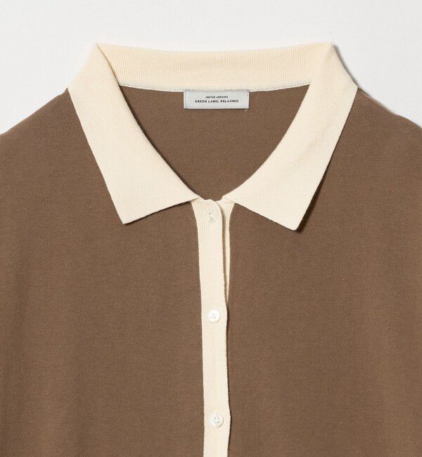 UNITED ARROWS green label relaxing「ハイショク ポロニット」|ニット・セーター|