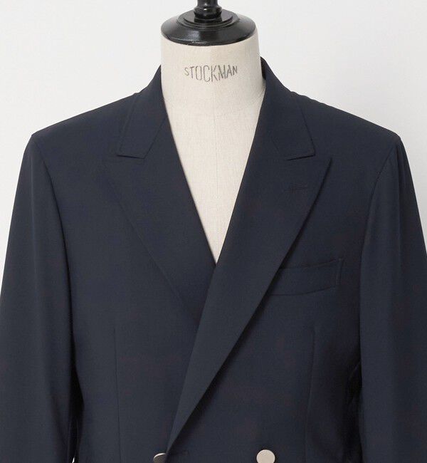 UNITED ARROWS green label relaxing「TW サージ ダブルブレスト PKD ブレザー ジャケット -ストレッチ-」|テーラードジャケット|