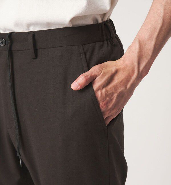 UNITED ARROWS green label relaxing「ウォッシャブル サージ ナロー ユーティリティ イージーパンツ S2 -2WAYストレッチ-」|スラックス|