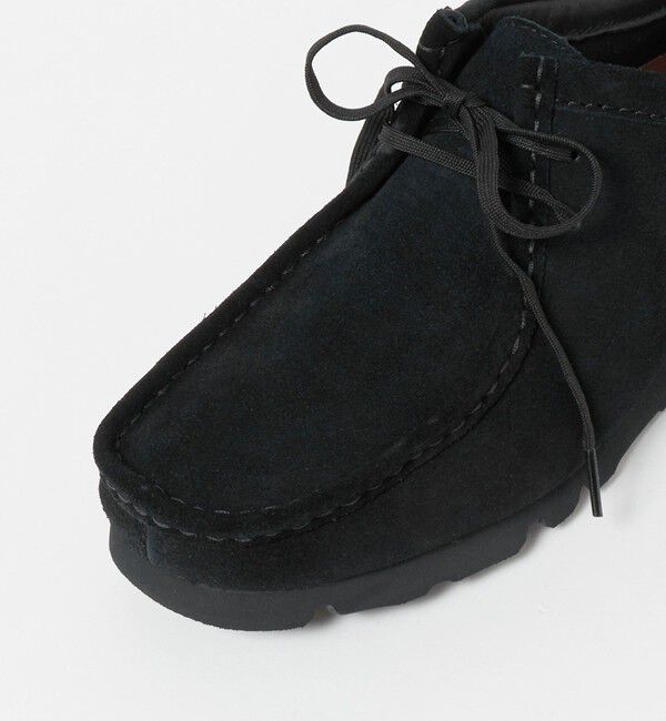 UNITED ARROWS green label relaxing「＜Clarks Originals＞ワラビー ゴアテックス ブラックスエード シューズ」|モカシン|