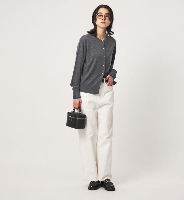 UNITED ARROWS green label relaxing「エブリニット 2WAY クルーネック カーディガン」|カーディガン|