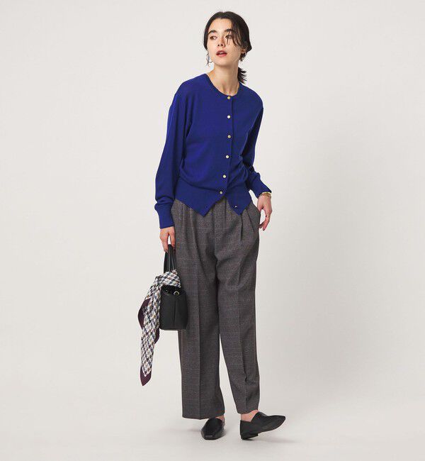 UNITED ARROWS green label relaxing「エブリニット 2WAY クルーネック カーディガン」|カーディガン|