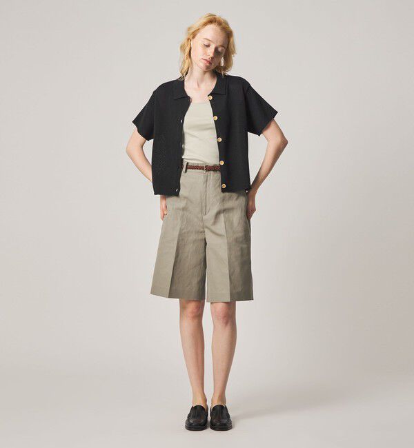STEVEN ALAN「＜Steven Alan＞コットン ショートスリーブ カーディガン」|カーディガン|