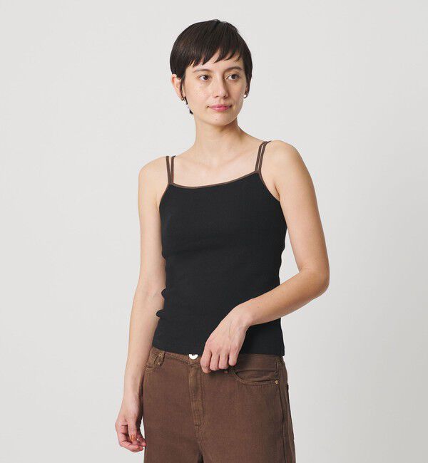 BEAUTY&YOUTH UNITED ARROWS「カラーパイピング 2ストラップ キャミソール」|Tシャツ・カットソー|
