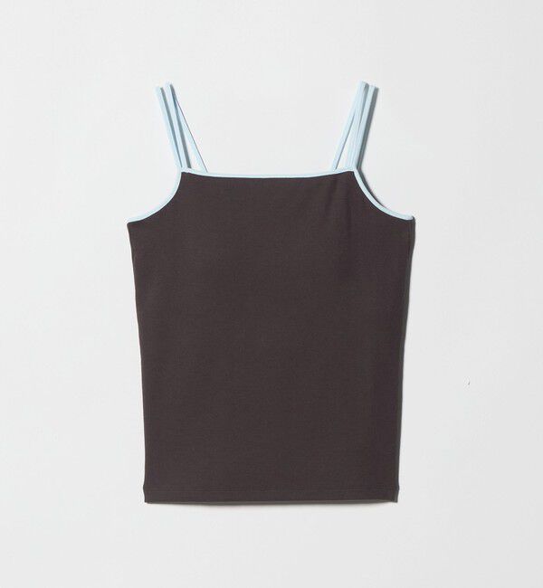 BEAUTY&YOUTH UNITED ARROWS「カラーパイピング 2ストラップ キャミソール」|Tシャツ・カットソー|