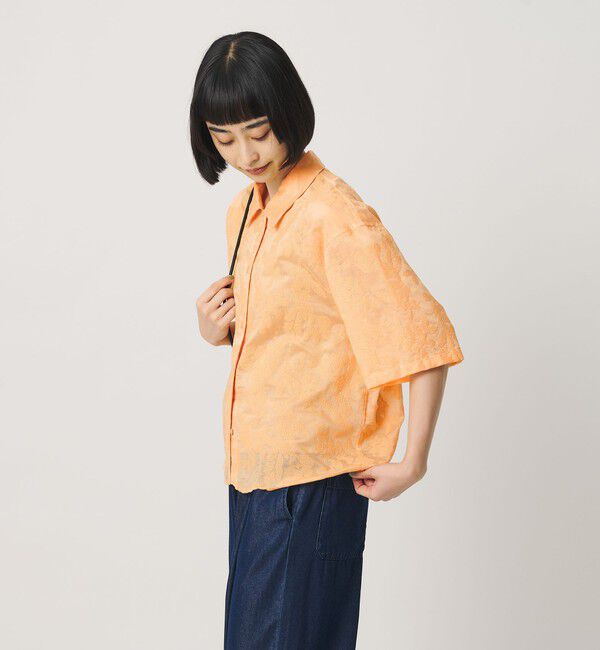 BEAUTY&YOUTH UNITED ARROWS「セルロースポリエステル クロスステッチ シャツ ウォッシャブル」|シャツ・ブラウス|