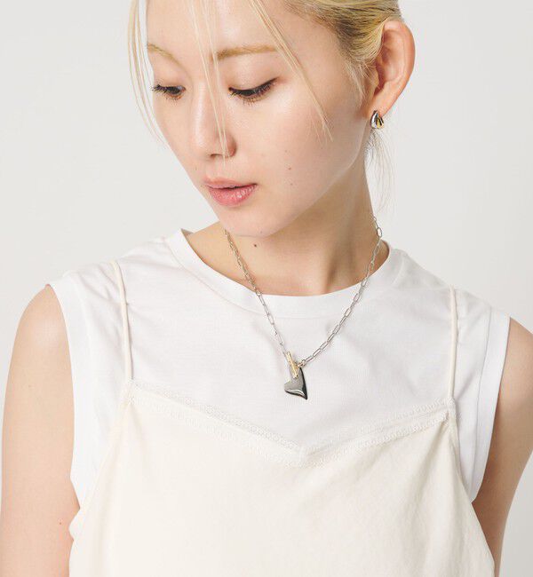 BEAUTY&YOUTH UNITED ARROWS「【別注】＜LAPUIS＞MIX Nuance heart ネックレス」|ネックレス|