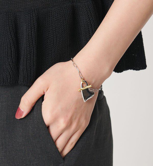 BEAUTY&YOUTH UNITED ARROWS「＜LAPUIS＞MIX Nuance heart ブレスレット」|ブレスレット・バングル|
