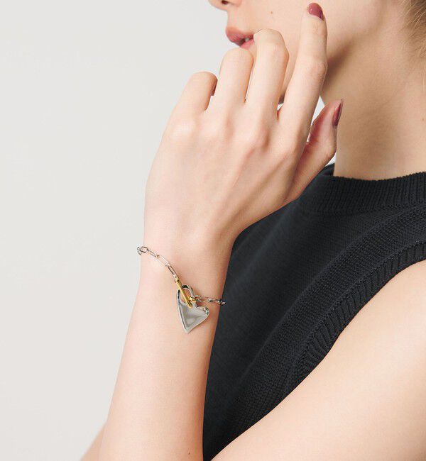 BEAUTY&YOUTH UNITED ARROWS「＜LAPUIS＞MIX Nuance heart ブレスレット」|ブレスレット・バングル|