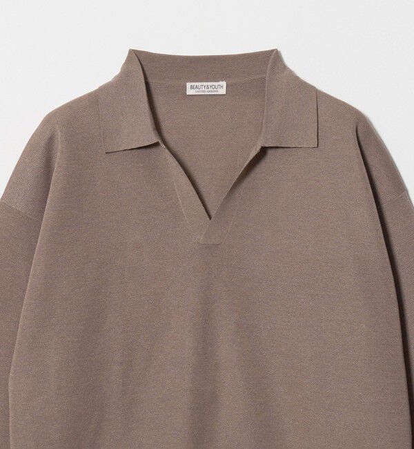 BEAUTY&YOUTH UNITED ARROWS「メランジ ミラノ スキッパー ニット ウォッシャブル」|ニット・セーター|
