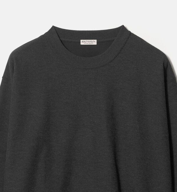 BEAUTY&YOUTH UNITED ARROWS「メランジ ワッフル バルーン カットソー」|Tシャツ・カットソー|