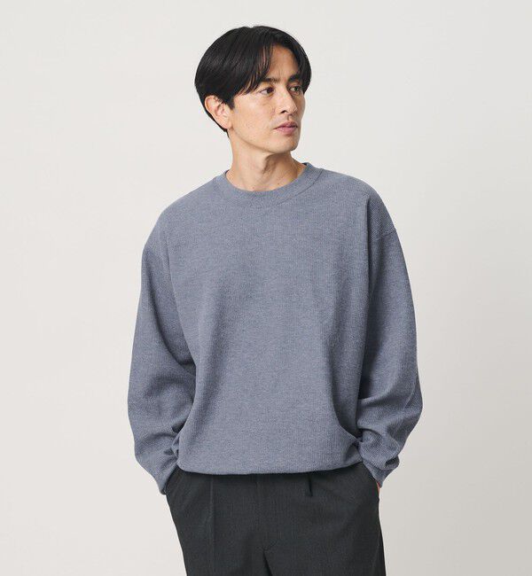 BEAUTY&YOUTH UNITED ARROWS「メランジ ワッフル バルーン カットソー」|Tシャツ・カットソー|