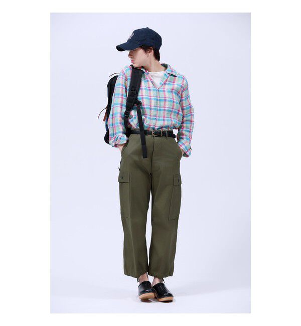 BEAMSBOY「【別注】INDIVIDUALIZED SHIRTS / オープン カラー シャツ＜イージーケア＞」|シャツ・ブラウス|