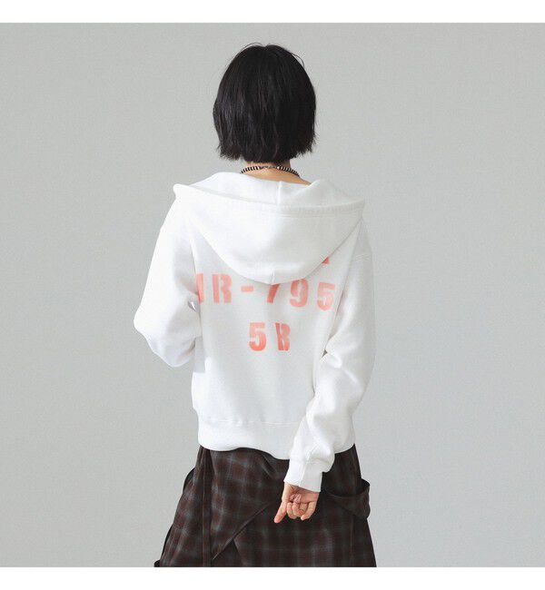 BEAMSBOY「【別注】HEAR MY NAME &times; maturely / プリント ジップ フーディー」|スウェット・ジャージ|