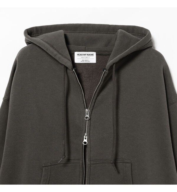 BEAMSBOY「【別注】HEAR MY NAME &times; maturely / プリント ジップ フーディー」|スウェット・ジャージ|