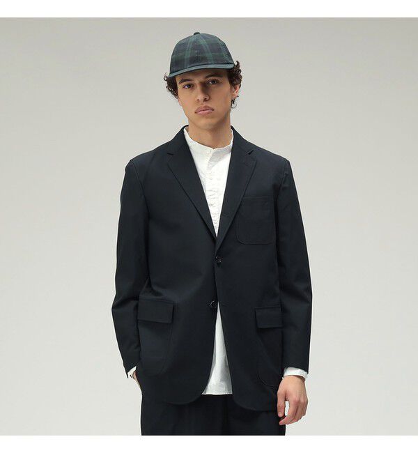 BEAMS PLUS「BEAMS PLUS｜3B Box-Fit Jacket High Density Cotton｜メンズ テーラードジャケット｜ボックスシルエット」|テーラードジャケット|