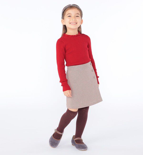 SHIPS KIDS「SHIPS KIDS:100～130cm / ラップ キュロット」|キュロット|