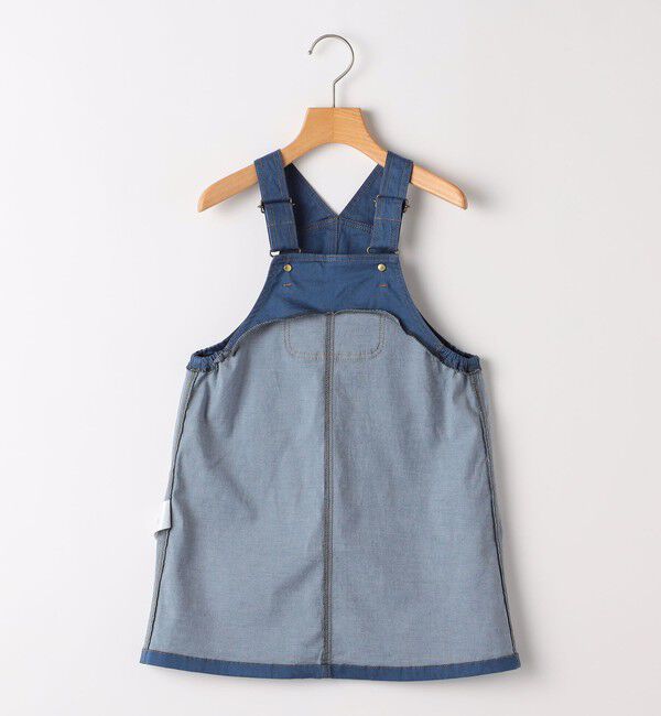 SHIPS KIDS「SHIPS KIDS:100～130cm / デニム オーバーオール スカート」|ジャンパースカート|
