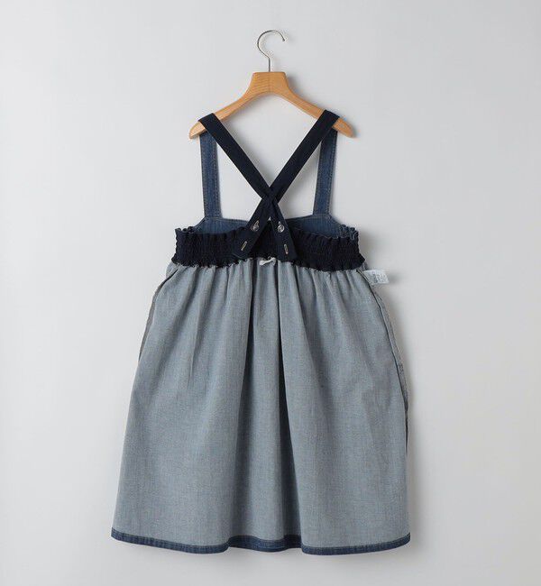 SHIPS KIDS「SHIPS KIDS:140～150cm/ライトデニム ジャンパースカート」|ジャンパースカート|