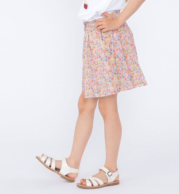 SHIPS KIDS「SHIPS KIDS:100～130cm / リバティ キュロット」|キュロット|