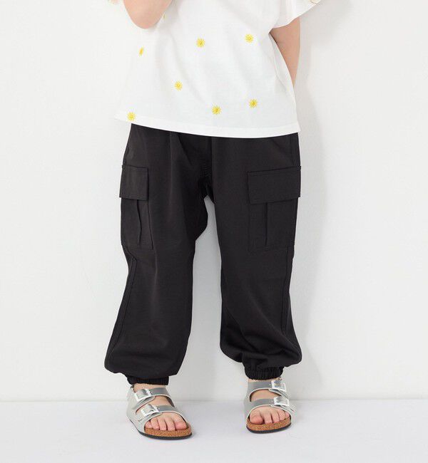 SHIPS Colors 「SHIPS Colors:90～140cm /〈洗濯機可能〉ギャザー カーゴ パンツ◇」|カーゴ|